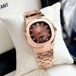 ĐỒNG HỒ NAM Carnival 8110G1 - Mặt Nâu - Dây Thép Gold- Automatic - Kính Sapphire — ảnh 3