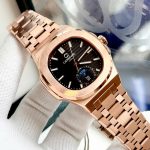 ĐỒNG HỒ NAM Carnival 8110G1 - Mặt Đen - Dây Thép Gold- Automatic - Kính Sapphire — ảnh 8