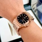 ĐỒNG HỒ NAM Carnival 8110G1 - Mặt Đen - Dây Thép Gold- Automatic - Kính Sapphire — ảnh 10