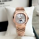 ĐỒNG HỒ NAM Carnival 8110G1 - Mặt Bạc - Dây Thép Gold- Automatic - Kính Sapphire — ảnh 5
