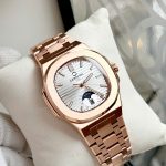 ĐỒNG HỒ NAM Carnival 8110G1 - Mặt Bạc - Dây Thép Gold- Automatic - Kính Sapphire — ảnh 6