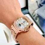 ĐỒNG HỒ NAM Carnival 8110G1 - Mặt Bạc - Dây Thép Gold- Automatic - Kính Sapphire — ảnh 7