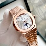 ĐỒNG HỒ NAM Carnival 8110G1 - Mặt Bạc - Dây Thép Gold- Automatic - Kính Sapphire — ảnh 9