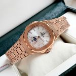 ĐỒNG HỒ NAM Carnival 8110G1 - Mặt Bạc - Dây Thép Gold- Automatic - Kính Sapphire — ảnh 3
