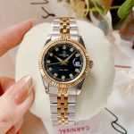 ĐỒNG HỒ Nữ Carnival 8131L-CV-D- Mặt Đen - Demi Vàng - Pin - Kính Sapphire — ảnh 1