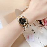 ĐỒNG HỒ Nữ Carnival 8131L-CV-D- Mặt Đen - Demi Vàng - Pin - Kính Sapphire — ảnh 4