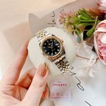 ĐỒNG HỒ Nữ Carnival 8131L-CV-D- Mặt Đen - Demi Vàng - Pin - Kính Sapphire — ảnh 9