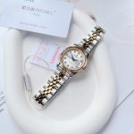 ĐỒNG HỒ Nữ Carnival 8131L-CV-T- Mặt Bạc - Demi Vàng - Pin - Kính Sapphire — ảnh 5