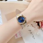ĐỒNG HỒ Nữ Carnival 8131L-CV-X- Mặt Xanh - Demi Vàng - Pin - Kính Sapphire — ảnh 5