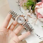 ĐỒNG HỒ Nữ Carnival 8131L-CH-T-Mặt Bạc - Demi Vàng Hồng - Pin - Kính Sapphire — ảnh 3