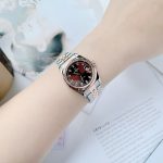 ĐỒNG HỒ Nữ Carnival 8131L-CH-N-Mặt Nâu Cafe - Demi Vàng Hồng - Pin - Kính Sapphire — ảnh 2