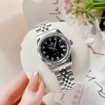 ĐỒNG HỒ Nữ Carnival 8131L-VT-D-Mặt Đen - Dây Thép Bạc - Pin - Kính Sapphire — ảnh 5