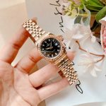 ĐỒNG HỒ Nữ Carnival 8131L-VH-D-Mặt Đen - Dây Thép Vàng - Pin - Kính Sapphire — ảnh 7