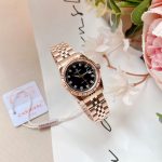 ĐỒNG HỒ Nữ Carnival 8131L-VH-D-Mặt Đen - Dây Thép Vàng - Pin - Kính Sapphire — ảnh 9