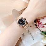 ĐỒNG HỒ Nữ Carnival 8131L-VH-D-Mặt Đen - Dây Thép Vàng - Pin - Kính Sapphire — ảnh 3