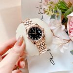 ĐỒNG HỒ Nữ Carnival 8131L-VH-D-Mặt Đen - Dây Thép Vàng - Pin - Kính Sapphire — ảnh 6