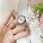 ĐỒNG HỒ Nữ Carnival 8131L-VH-T-Mặt Bạc - Dây Thép Vàng - Pin - Kính Sapphire — ảnh 7
