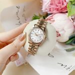 ĐỒNG HỒ Nữ Carnival 8131L-VH-T-Mặt Bạc - Dây Thép Vàng - Pin - Kính Sapphire — ảnh 5