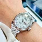 Đồng Hồ Nam Carnival 8131G  Dây Thép Bạc - Mặt Xà Cừ Bạc - Automatic - Kính Sapphire — ảnh 2