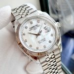 Đồng Hồ Nam Carnival 8131G  Dây Thép Bạc - Mặt Xà Cừ Bạc - Automatic - Kính Sapphire — ảnh 5