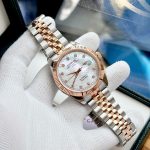 Đồng Hồ Nam Carnival 8131G  Dây Thép Demi - Mặt Xà Cừ Bạc - Automatic - Kính Sapphire — ảnh 9
