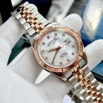 Đồng Hồ Nam Carnival 8131G  Dây Thép Demi - Mặt Xà Cừ Bạc - Automatic - Kính Sapphire — ảnh 3