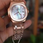 Đồng Hồ Nam Carnival 8160G Dây Thép Rose Gold - Mặt Xà Cừ Bạc - Automatic - Kính Sapphire — ảnh 5