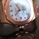 Đồng Hồ Nam Carnival 8160G Dây Thép Rose Gold - Mặt Xà Cừ Bạc - Automatic - Kính Sapphire — ảnh 8