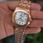 Đồng Hồ Nam Carnival 8160G Dây Thép Rose Gold - Mặt Xà Cừ Bạc - Automatic - Kính Sapphire — ảnh 10