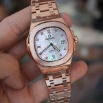 Đồng Hồ Nam Carnival 8160G Dây Thép Rose Gold - Mặt Xà Cừ Bạc - Automatic - Kính Sapphire — ảnh 1
