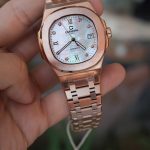 Đồng Hồ Nam Carnival 8160G Dây Thép Rose Gold - Mặt Xà Cừ Bạc - Automatic - Kính Sapphire — ảnh 3