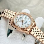 Đồng Hồ Nam Carnival 8131G  Dây Thép Rose Gold - Mặt Xà Cừ Bạc - Automatic - Kính Sapphire — ảnh 4
