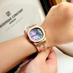 ĐỒNG HỒ Nữ Carnival 8160L-VH-DK- Mặt Xà Cừ Tím-Dây Thép-Pin-Kính Sapphire — ảnh 3