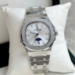 Đồng Hồ Nam Carnival 8110G1 - Mặt Trắng - Dây Thép Bạc- Automatic - Kính Sapphire — ảnh 1