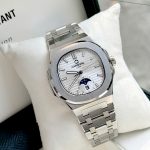 Đồng Hồ Nam Carnival 8110G1 - Mặt Trắng - Dây Thép Bạc- Automatic - Kính Sapphire — ảnh 5