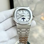 Đồng Hồ Nam Carnival 8110G1 - Mặt Trắng - Dây Thép Bạc- Automatic - Kính Sapphire — ảnh 6
