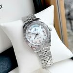 Đồng Hồ Nam Carnival 8190G-VT-TK DAYDATE-Thép Bạc-Mặt Xà Cừ Trắng-Pin-Kính Sapphire — ảnh 9