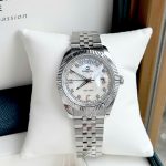 Đồng Hồ Nam Carnival 8190G-VT-TK DAYDATE-Thép Bạc-Mặt Xà Cừ Trắng-Pin-Kính Sapphire — ảnh 10