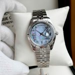 Đồng Hồ Nam Carnival 8190G-VT-DK DAYDATE-Thép Bạc-Mặt Xà Cừ Tím-Pin-Kính Sapphire — ảnh 11