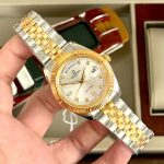 Đồng Hồ Nam Carnival 8190G-CV-T DAYDATE-Thép Demi-Mặt Trắng-Pin-Kính Sapphire — ảnh 2
