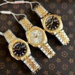 Đồng Hồ Nam Carnival 8190G-CV-T DAYDATE-Thép Demi-Mặt Trắng-Pin-Kính Sapphire — ảnh 5