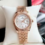 Đồng Hồ Nam Carnival 8190G-VH-T DAYDATE-Thép Vàng-Mặt Trắng-Pin-Kính Sapphire — ảnh 1