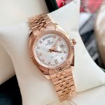 Đồng Hồ Nam Carnival 8190G-VH-T DAYDATE-Thép Vàng-Mặt Trắng-Pin-Kính Sapphire — ảnh 5