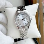 Đồng Hồ Nam Carnival 8190G-VT-T DAYDATE-Thép Bạc-Mặt Trắng-Pin-Kính Sapphire — ảnh 8