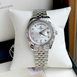 Đồng Hồ Nam Carnival 8190G-VT-T DAYDATE-Thép Bạc-Mặt Trắng-Pin-Kính Sapphire — ảnh 1