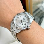 Đồng Hồ Nam Carnival 8190G-VT-T DAYDATE-Thép Bạc-Mặt Trắng-Pin-Kính Sapphire — ảnh 3