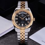 Đồng Hồ Nam Carnival 8190G-CV-D DAYDATE-Thép Demi-Mặt Đen-Pin-Kính Sapphire — ảnh 1