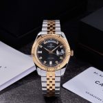 Đồng Hồ Nam Carnival 8190G-CV-D DAYDATE-Thép Demi-Mặt Đen-Pin-Kính Sapphire — ảnh 6