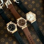 Đồng Hồ Nữ Carnival 8173L2-VH-DCS-N-Viền Vàng Hồng-Dây Cao Su-Mặt Nâu-Pin-Kính Sapphire — ảnh 3