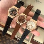 Đồng Hồ Nữ Carnival 8173L2-VH-DCS-N-Viền Vàng Hồng-Dây Cao Su-Mặt Nâu-Pin-Kính Sapphire — ảnh 2